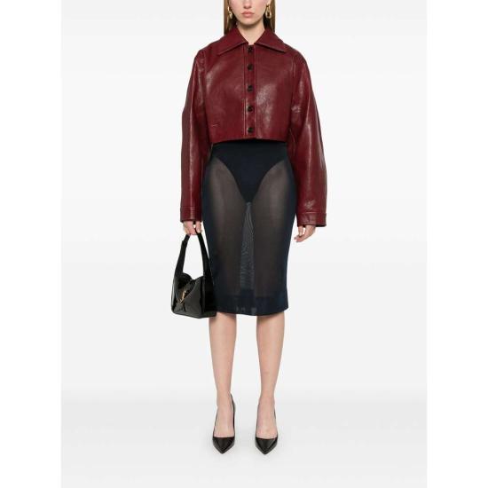 24FW 생로랑 스커트 811119 Y75YK 4104 BLUE - SAINT LAURENT