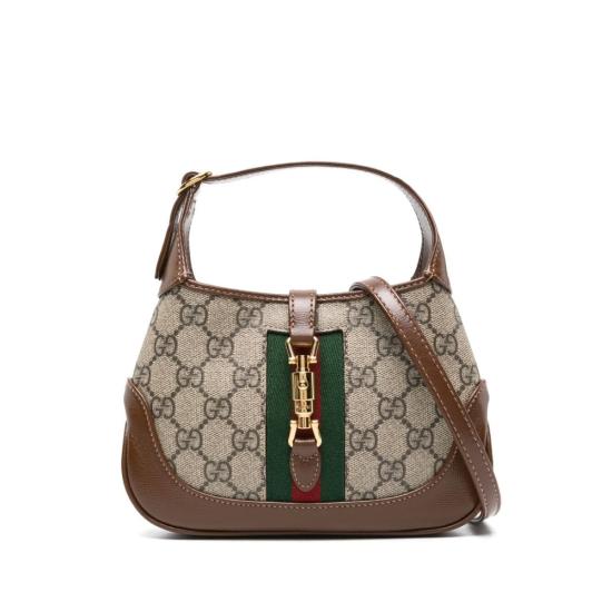  구찌 재키 1961 미니 숄더백 637092 HUHHG 8565 NEUTRALS BROWN