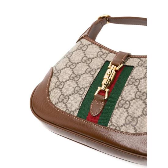  구찌 재키 1961 미니 숄더백 637092 HUHHG 8565 NEUTRALS BROWN - GUCCI