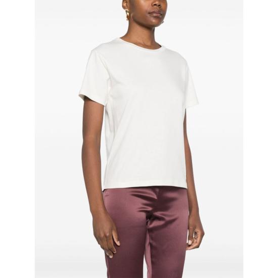  생로랑 반팔 티셔츠 810277 Y3YRY 9502 WHITE - SAINT LAURENT