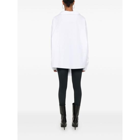 24FW 발렌시아가 블라우스 809072 TNM60 9000 WHITE - BALENCIAGA