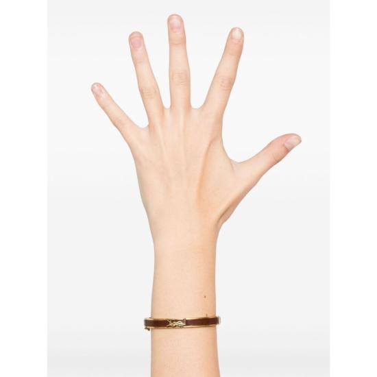  생로랑 팔찌 711615 AAD6I 2944 GOLD BROWN - SAINT LAURENT