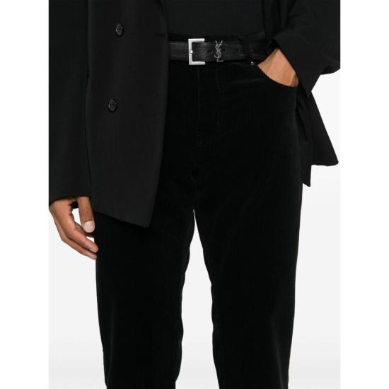 24FW 생로랑 치노 팬츠 800332 Y25IA 1441 BLACK - SAINT LAURENT