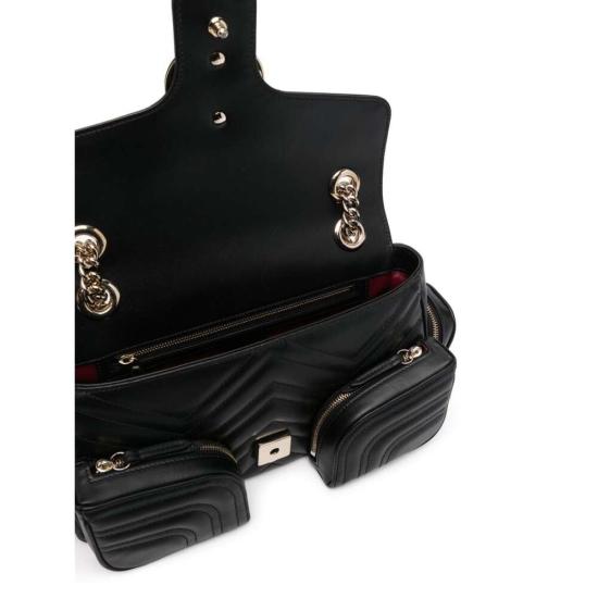  구찌 GG 마몽 스몰 멀티 포켓백 795228 AADPJ 1000 BLACK - GUCCI