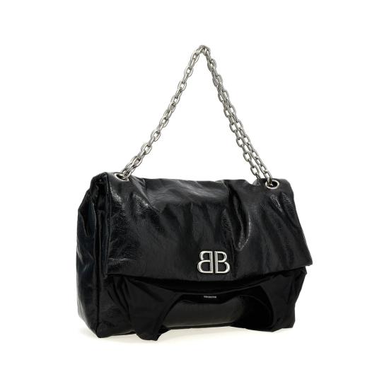  발렌시아가 모나코 라지 플러스 체인백 791835 2AA5B 1060 BLACK - BALENCIAGA