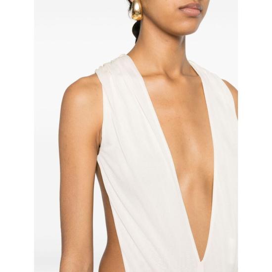  생로랑 민소매 티셔츠 783544 Y5I50 9020 NEUTRALS - SAINT LAURENT