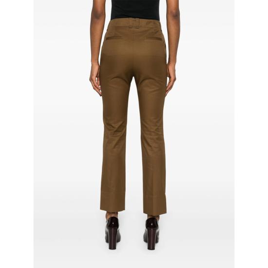  생로랑 스트레이트 팬츠 786680 Y3A99 2028 BROWN - SAINT LAURENT