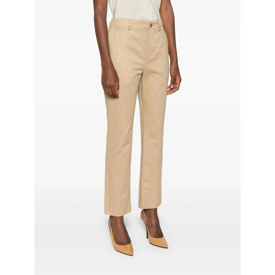  생로랑 코튼 드릴 스트레이트 레그 팬츠 786680 Y1A62 2965 NEUTRALS - SAINT LAURENT