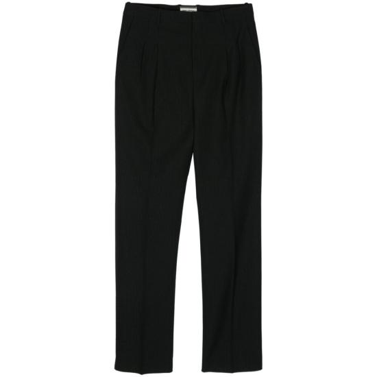 생로랑 스트레이트 팬츠 780236 Y1I82 1001 BLACK