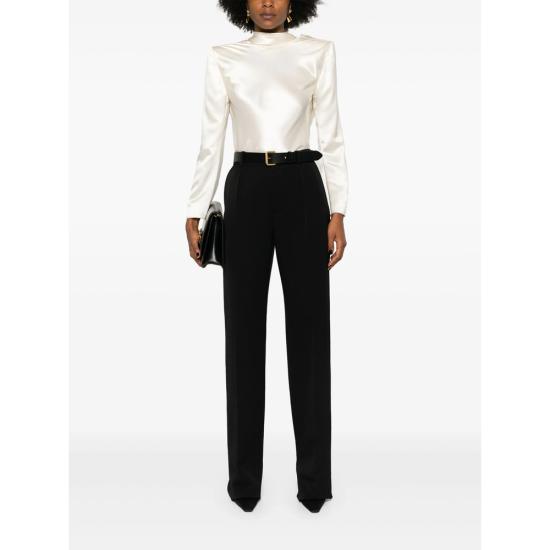  생로랑 수트 팬츠 752882 Y7E63 1000 BLACK - SAINT LAURENT