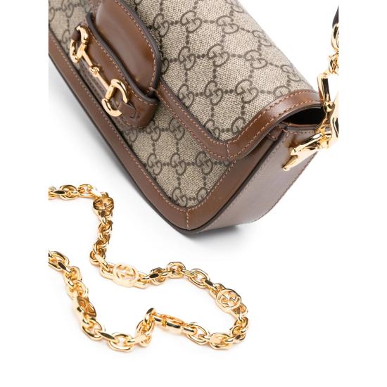  구찌 홀스빗 1955 숄더백 735178 92TCG 8563 NEUTRALS BROWN - GUCCI