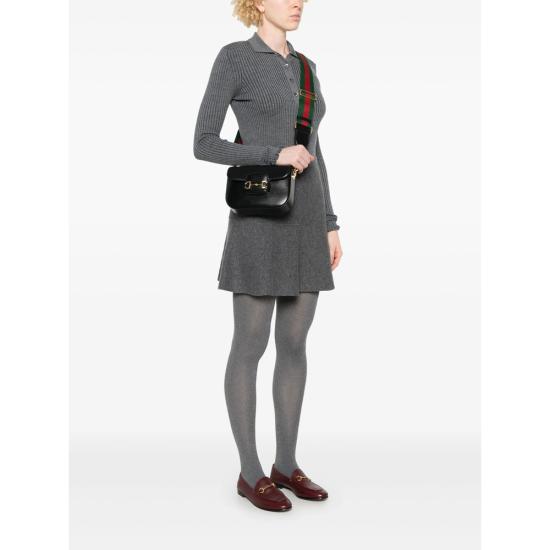  구찌 홀스빗 1955 미니백 658574 18YSG 1060 BLACK GOLD - GUCCI