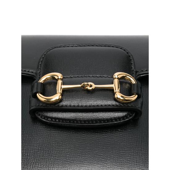  구찌 홀스빗 1955 미니백 658574 18YSG 1060 BLACK GOLD - GUCCI