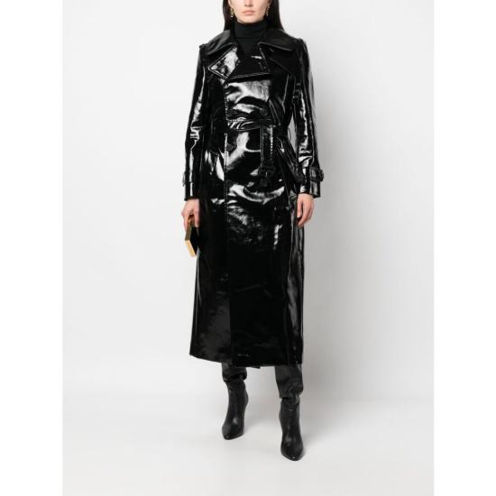  생로랑 코트 753925 Y6H66 1000 BLACK - SAINT LAURENT