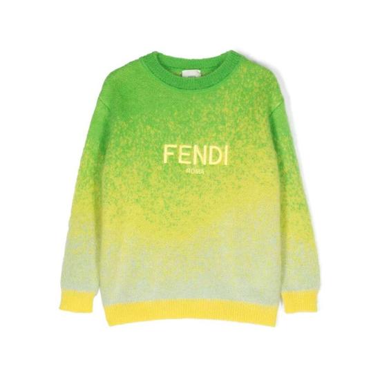  [키즈] 펜디 트레이닝 상의 AOCR JUG050 F1L8Y YELLOW GREEN