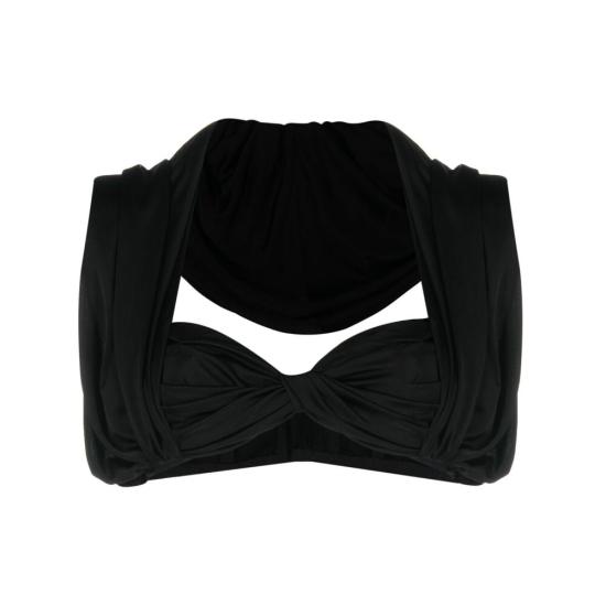  생로랑 민소매 티셔츠 741525 Y7F98 1000 BLACK