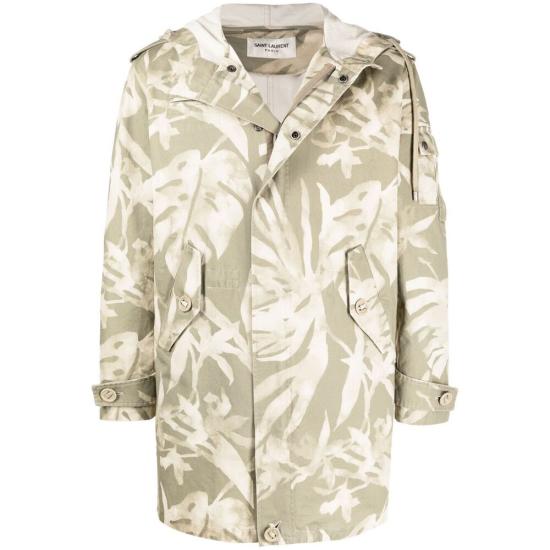  생로랑 자켓 645595 Y2C80 2303 GREEN NEUTRALS