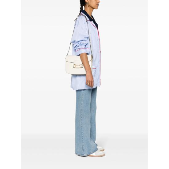  구찌 홀스빗 1955 숄더백 602204 1DB0G 9022 WHITE - GUCCI
