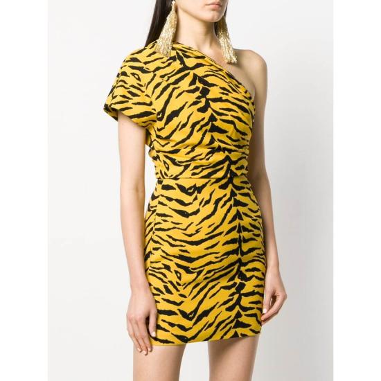  생로랑 숏 원피스 545320 Y315V 7200 YELLOW - SAINT LAURENT