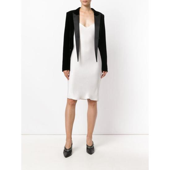  생로랑 수트 자켓 484550 Y525R 1000 BLACK - SAINT LAURENT