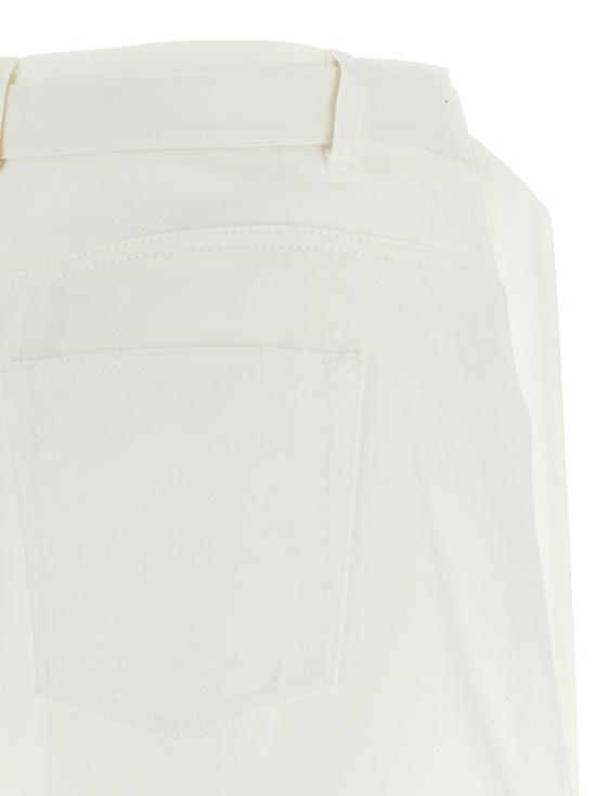 25SS 사카이 숏팬츠 2507828151 White - SACAI