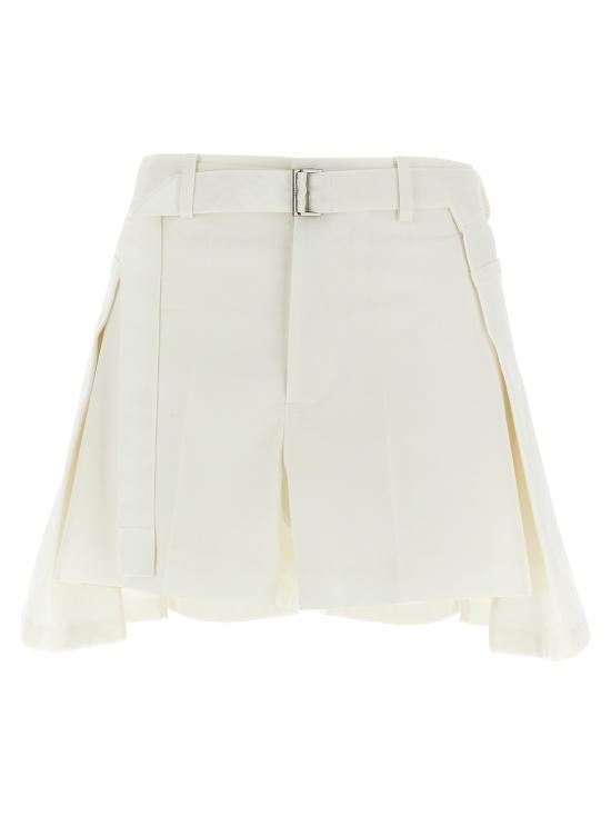 25SS 사카이 숏팬츠 2507828151 White