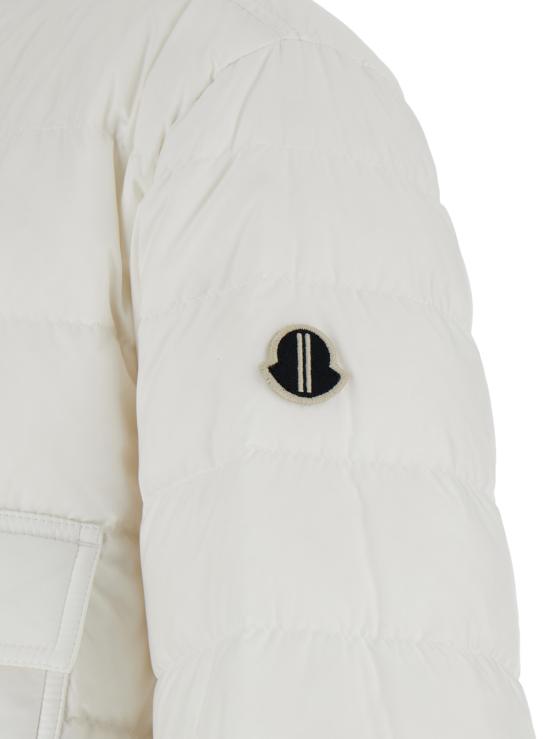  RICK OWENS X MONCLER 숏패딩 MU02D2F01M442641 White - RICK OWENS MONCLER