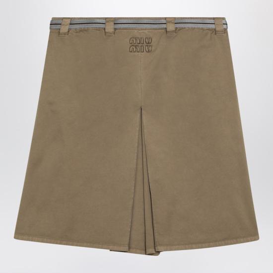 25SS 미우미우 스커트 MG2381OOO16MS Green - MIU MIU