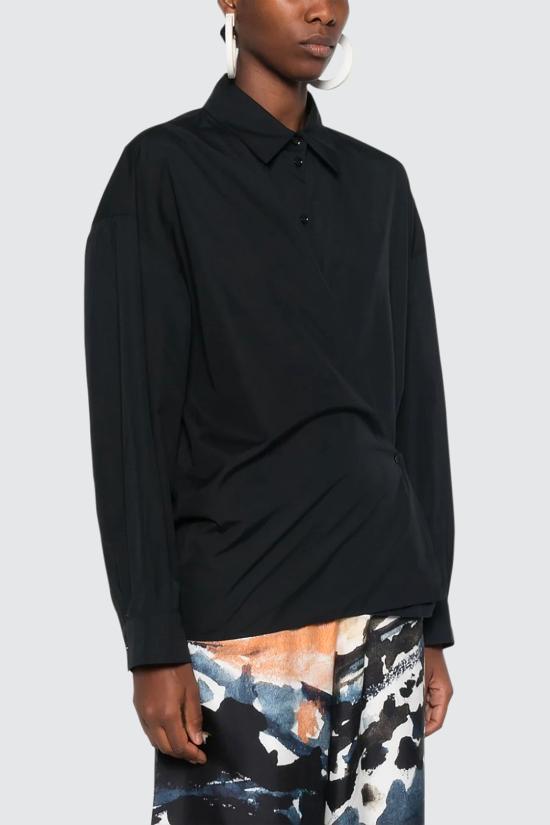 24FW 르메르 셔츠 SH1141LF839 BK997 Caviar - LEMAIRE