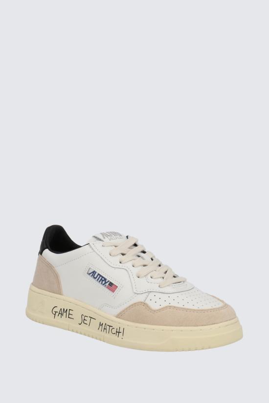 24FW 오트리 뮬/슬리퍼 AULWMA04 WHT BLACK White - AUTRY