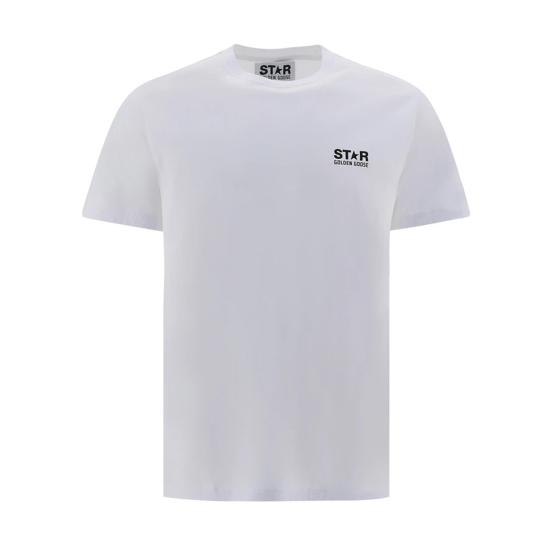 25SS 골든구스 반팔 티셔츠 GMP01220P000879 10283 WHITE BLACK