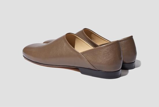 25SS 르메르 부츠 슬리퍼 - 소프트 레더 FO0113 LL0043 카키 - LEMAIRE