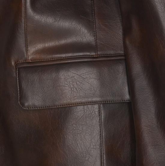 24FW 핑코 코트 104439 A27MM11 Brown - PINKO