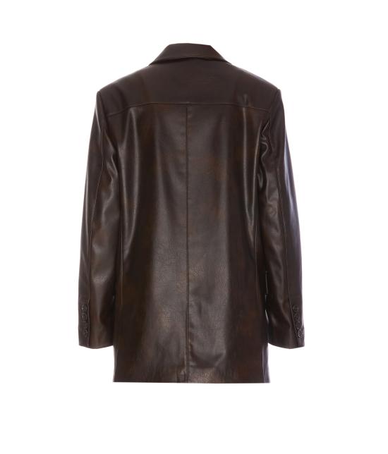 24FW 핑코 코트 104439 A27MM11 Brown - PINKO