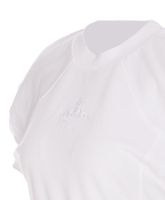 25SS 비비안웨스트우드 후드 티셔츠 1I010007 J006NA401 White - VIVIENNE WESTWOOD