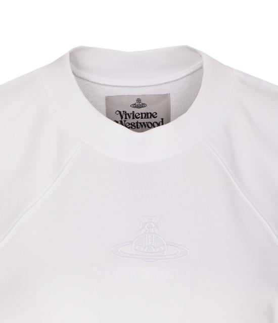 25SS 비비안웨스트우드 후드 티셔츠 1I010007 J006NA401 White - VIVIENNE WESTWOOD