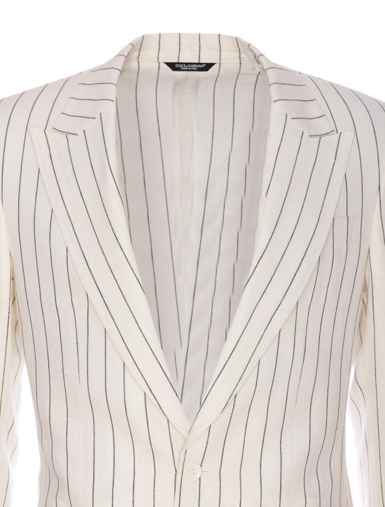 25SS 돌체앤가바나 수트 자켓 G2QS6T FR3F0S8052 White - DOLCE & GABBANA
