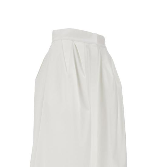  막스마라 스커트 MAX MARA 가바딘 맥시  여성 화이트 - MAX MARA