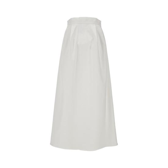  막스마라 스커트 MAX MARA 가바딘 맥시  여성 화이트 - MAX MARA