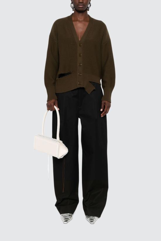 24FW MM6 메종마르지엘라 스웨터 S52HP0019 M13044727 Kaki - MM6 MAISON MARGIELA