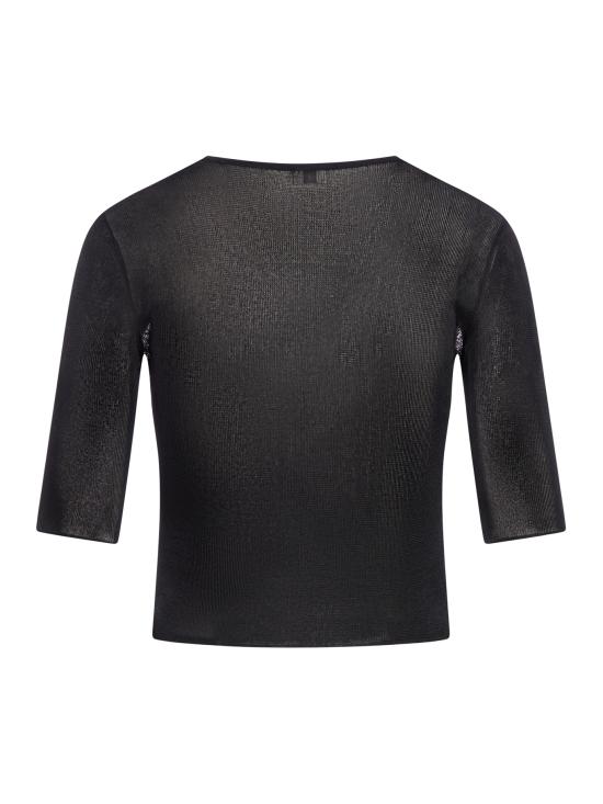 24FW 생로랑 반팔 티셔츠 819910Y75WA1000 NOIR Black - SAINT LAURENT