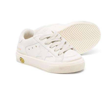 25SS [주니어] 골든구스 레이스업 슈즈 GJF00495 F00481410100 Optic white - GOLDEN GOOSE