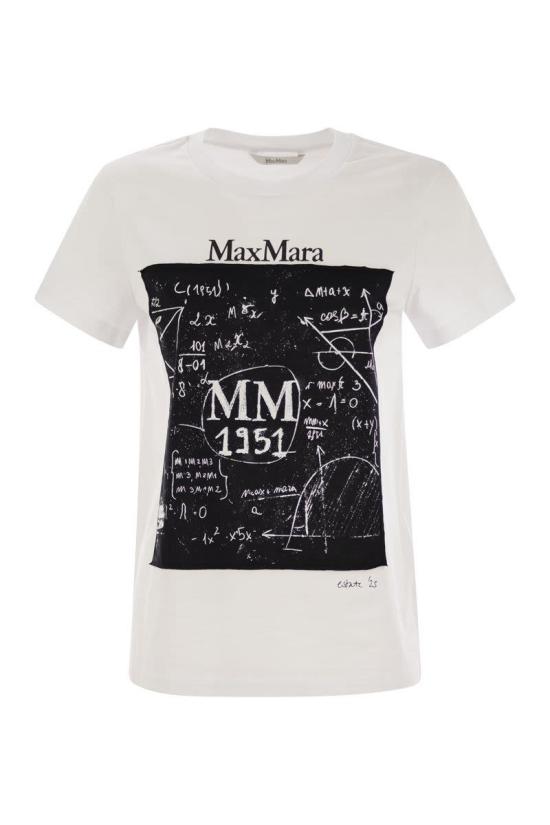 25SS 막스마라 반팔 티셔츠 2511941062600 018 White