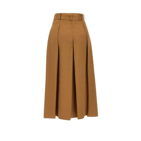 25SS 카오스 미디 스커트 RP1CO037 6012 Brown - KAOS