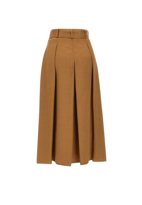 25SS 카오스 미디 스커트 RP1CO037 6012 Brown - KAOS