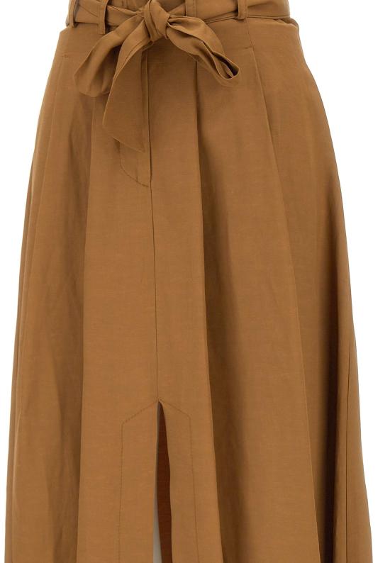 25SS 카오스 미디 스커트 RP1CO037 6012 Brown - KAOS