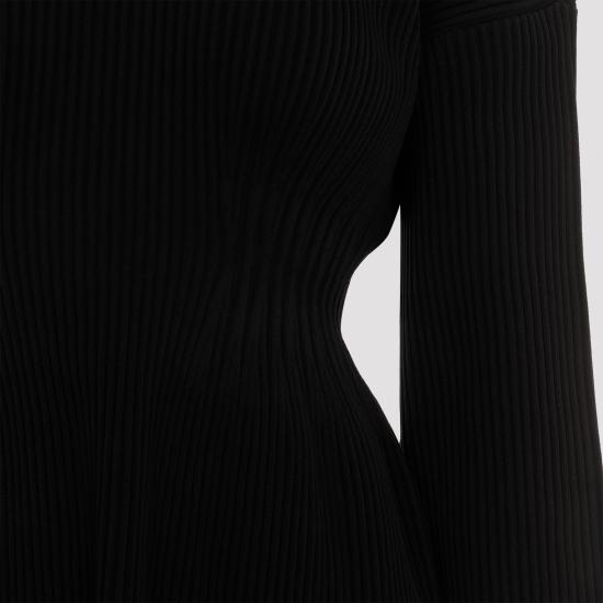 24FW 발렌시아가 숏 원피스 798573 T5217 1000 BLACK - BALENCIAGA