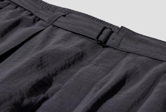 25SS 르메르 스트레이트 팬츠 벨트 릴렉스 팬츠 - 드라이실크 PA1196 LF1308 그레이 - LEMAIRE