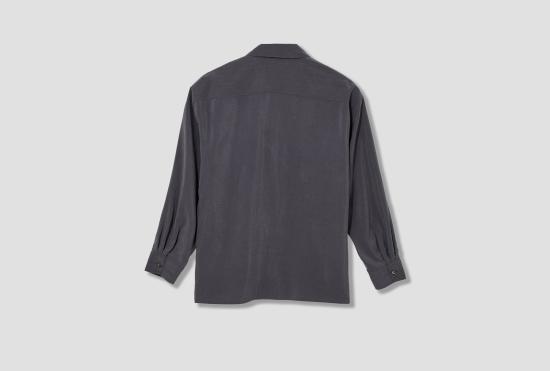 25SS 르메르 긴팔 셔츠 트위스트  - 드라이실크 SH1180 LF1308 그레이 - LEMAIRE