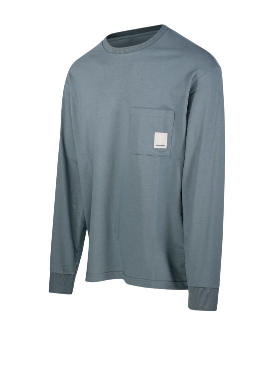 25SS 엠포리오 아르마니 긴팔 티셔츠 EM000793 AF14835 U9170 STORMY SEA - EMPORIO ARMANI